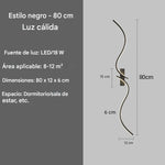 Lámpara de Pared con Letras LED Estilo Nórdico