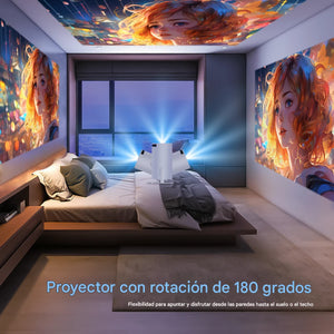 Proyector 4K HY300 Pro+ – Cine Portátil en Alta Definición