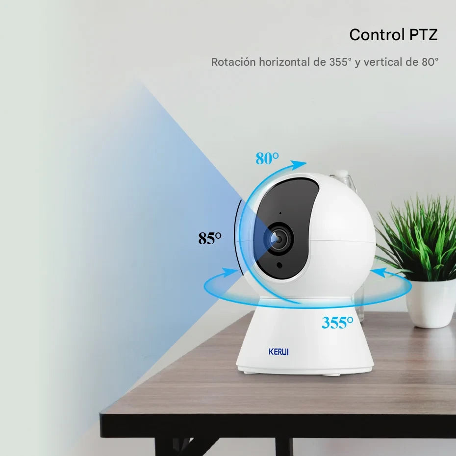 Cámara de Seguridad Inteligente 4K 360 - Protección Avanzada Día y Noche