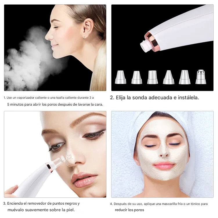 ClearSkin™ – Removedor Eléctrico de Espinillas y Limpiador de Poros Profesional