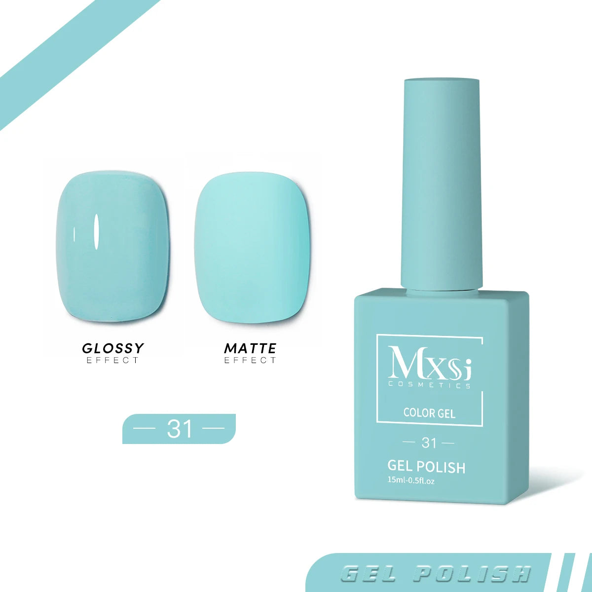 Esmalte en Gel MXSI – Colores Vibrantes, Acabado Profesional