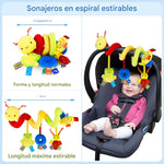 SpiraPlay™ – Juguete Sensorial en Espiral para Asiento de Coche y Cochecito