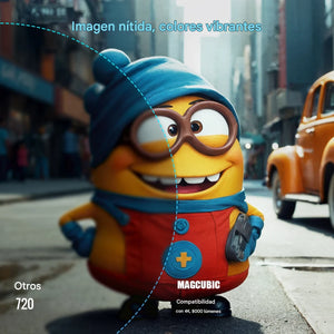 Proyector 4K HY300 Pro+ – Cine Portátil en Alta Definición