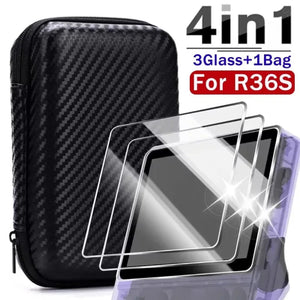 4 en 1 Funda + Protector para la  R36S